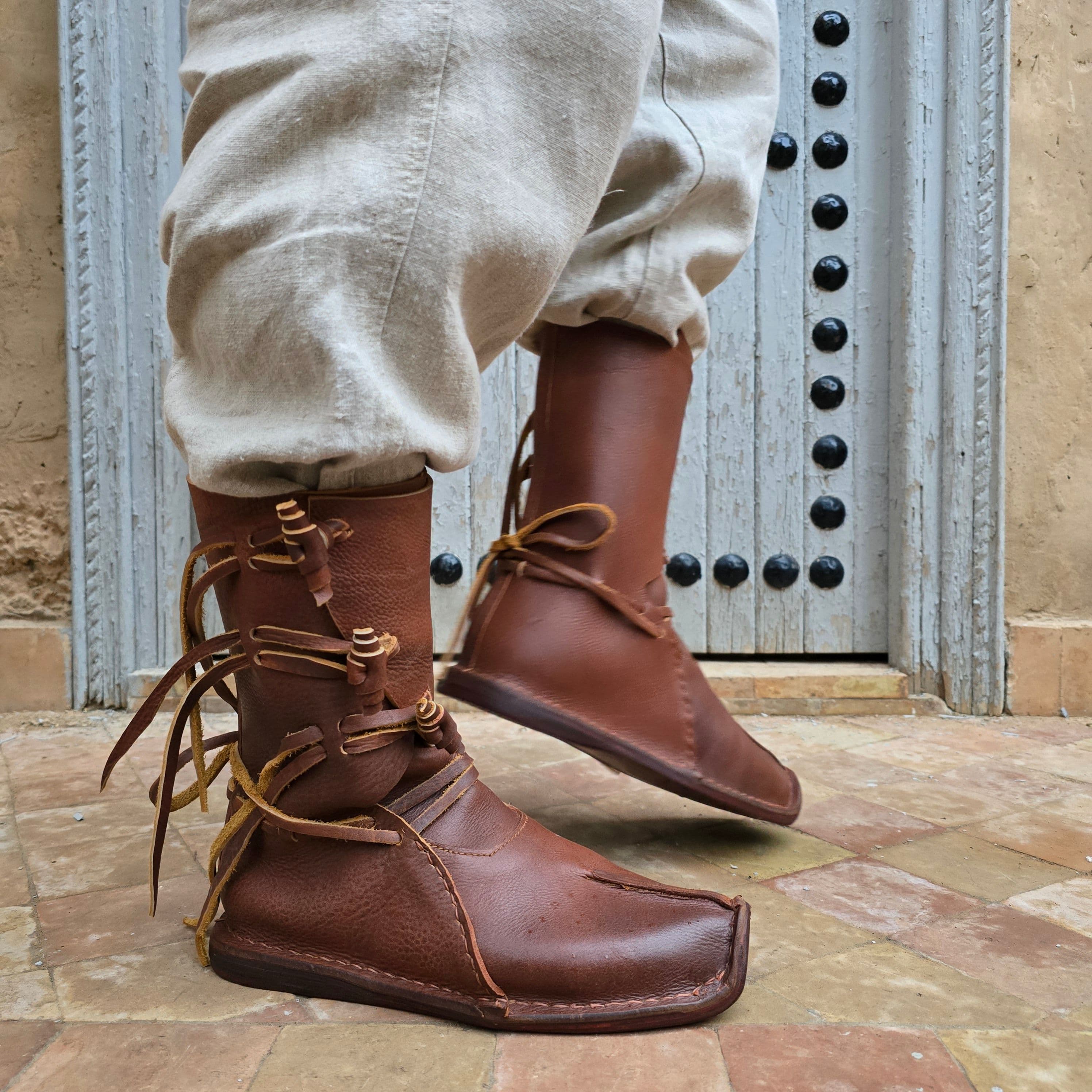 Medieval Boots – Authentic Handmade Viking Boots in Genuine Leather