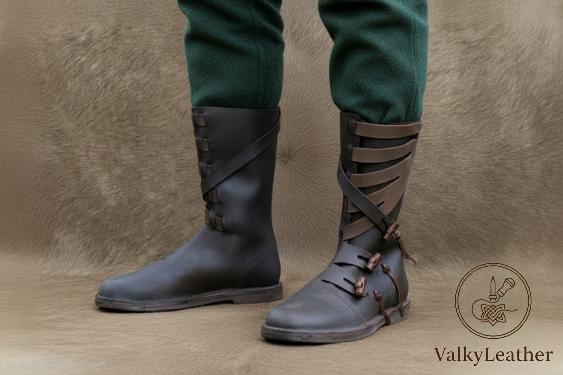 Medieval Boots for Reenactment | Strong Handmade Viking Boots